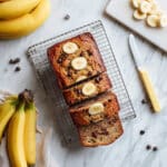 Skinny Chocolate Chip Banana Bread Recipe