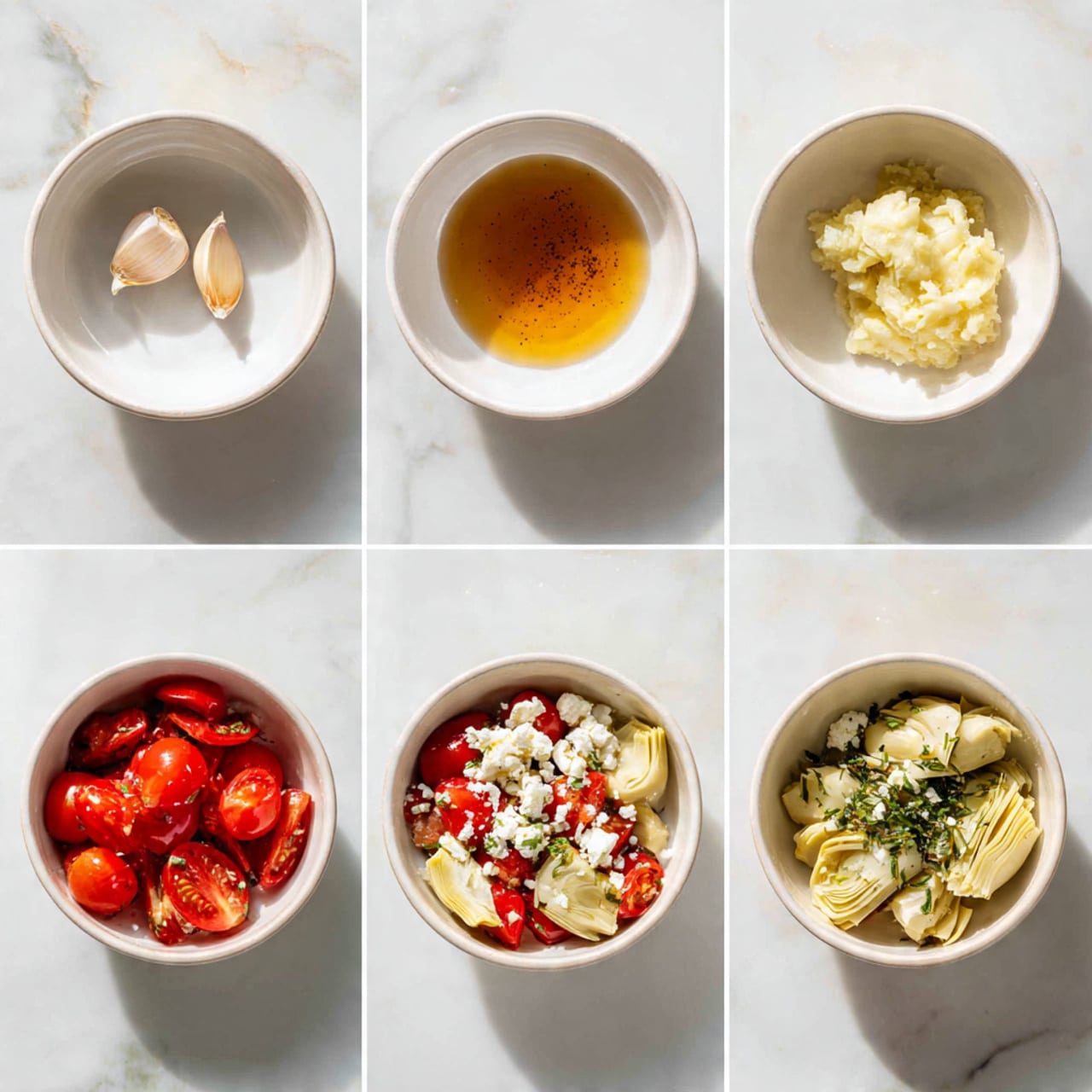 Marinated Artichoke Salad with Tomatoes and Feta Recipe - Recipe Image