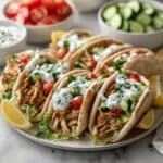 Crockpot Greek Chicken Gyros Recipe