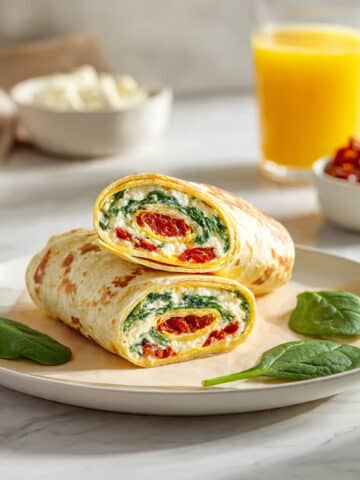 Copycat Starbucks Spinach Feta Wrap (High-Protein Edition) Recipe