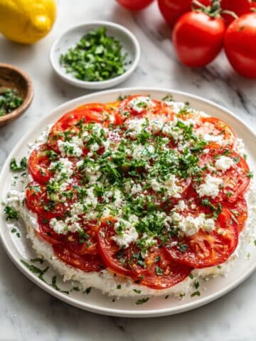 Ricotta Salad with Tomatoes and Gremolata Recipe