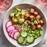 Crispy Miso Tofu Poke Bowl Recipe