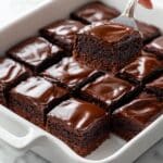 Zucchini Brownies with Chocolate Ganache Recipe