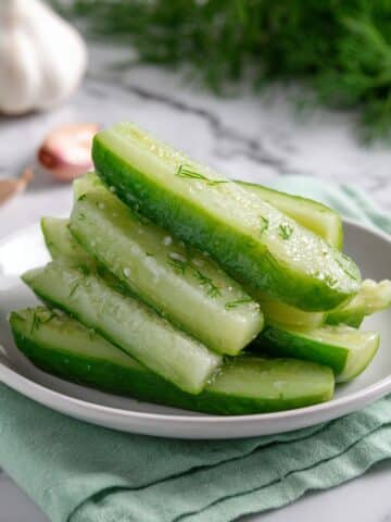 Garlic Dill Cucumbers Recipe