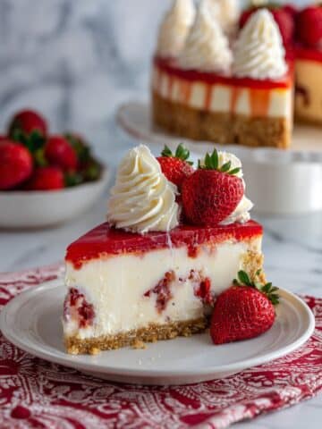 Ice Cream Cake with Strawberries Recipe