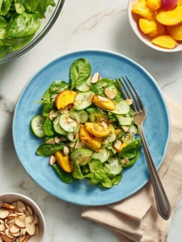 Simple Grilled Peach Salad Recipe