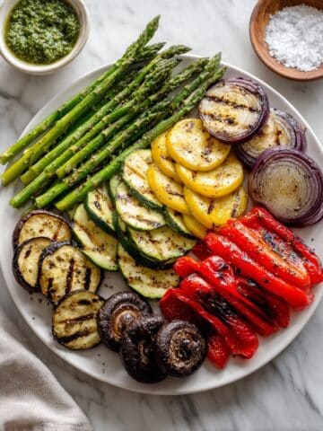 Grilled Vegetable Medley with Basil Pesto Recipe