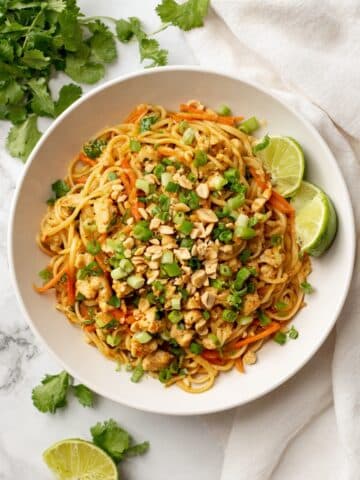 Healthy Chicken Pad Thai Recipe