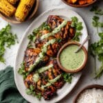 Peruvian Chicken with Green Aji Verde Sauce Recipe