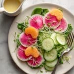 Watermelon Radish Salad with Meyer Lemon Vinaigrette Recipe