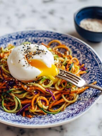 Rainbow Glass Noodle Salad with Sesame Ginger Dressing Recipe