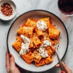 Smoky Tomato Pasta with Burrata Recipe