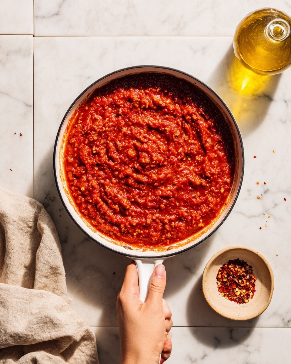 Smoky Tomato Pasta with Burrata Recipe - Recipe Image