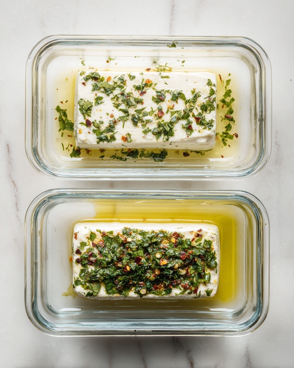 Marinated Feta Cheese Appetizer Recipe - Recipe Image