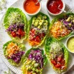 Rainbow Raw-Maine Taco Boats Recipe