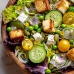 Spring Fennel Salad with Peas, Cherry Tomatoes, and Feta Recipe