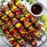 Hawaiian Grilled Teriyaki Chicken Pineapple Skewers Recipe