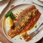 Pan-Fried Spiced White Fish Fillets with Lemon and Parsley Recipe