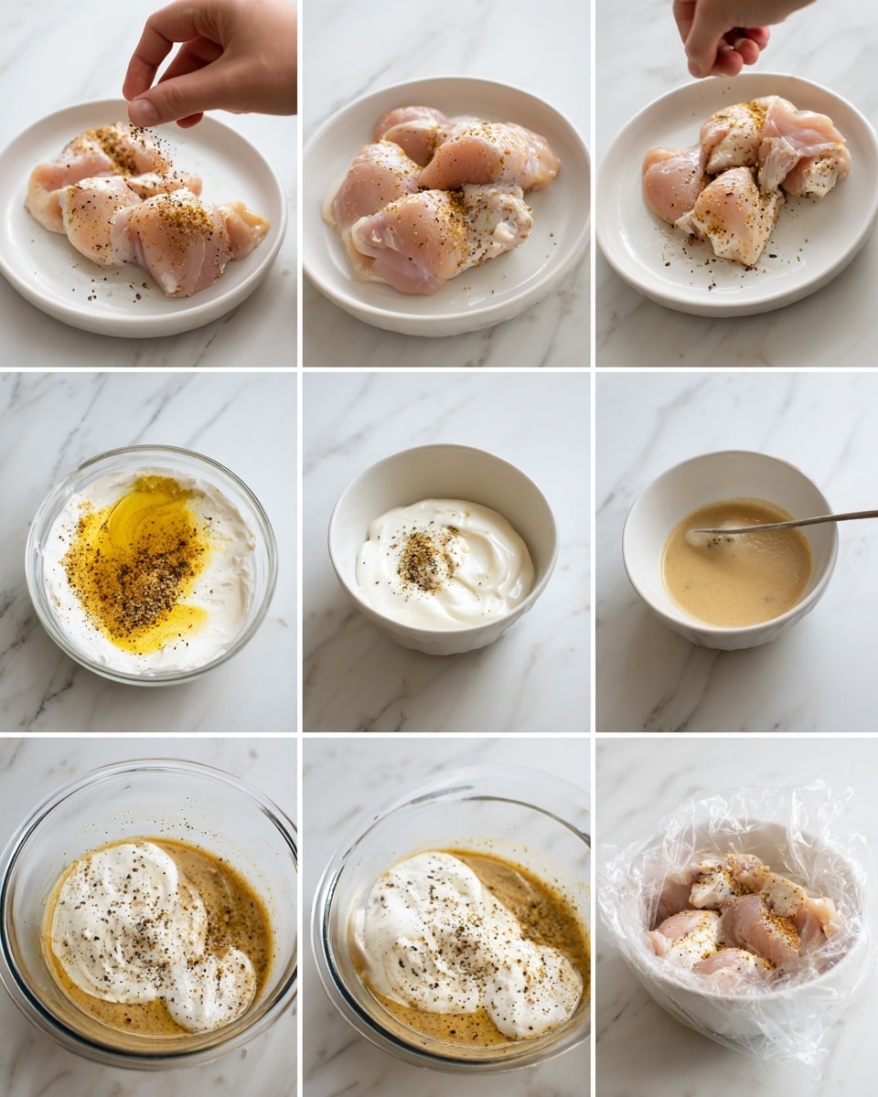 Yogurt Marinated Chicken With Herby Sumac Salad Recipe - Recipe Image