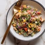 Grilled Chicken Salad with Fresh Corn and Green Goddess Dressing Recipe