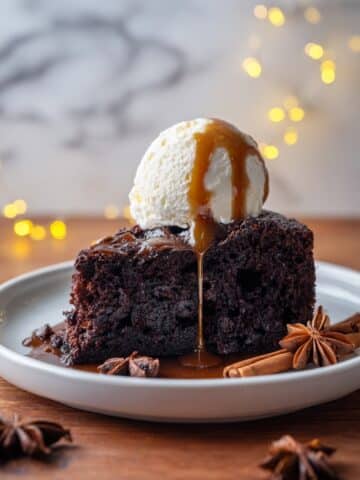 Vegan Sticky Gingerbread Date Cake Recipe