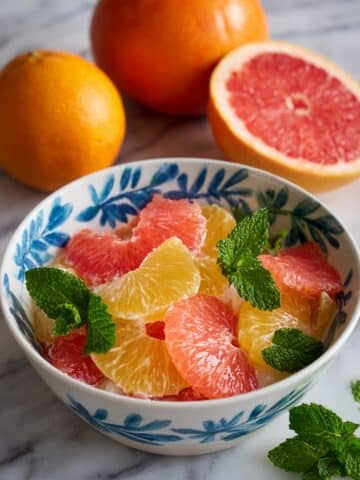 Citrus Fruit Salad with Honey and Mint Recipe