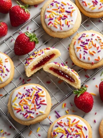 Strawberry Pop Tart Cookies Recipe