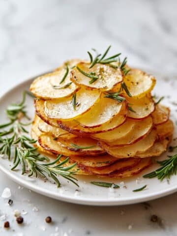 Crispy Herb Potato Stacks Recipe