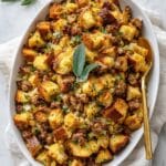 Sausage Stuffing with Apples and Sage Recipe