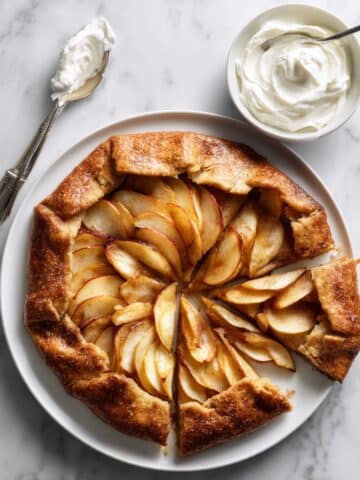Rustic Apple Galette with Vanilla Glaze Recipe