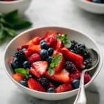 Fresh Berry Salad with Honey and Mint Recipe