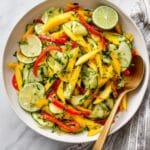 Fresh Mango Salad with Avocado, Basil, and Mint Recipe
