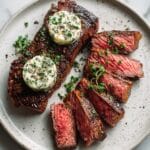 Air Fryer Filet Mignon with Garlic Herb Butter Recipe
