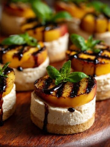 Grilled Peach and Ricotta Crostini Recipe