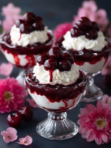 Greek Yogurt with Cherry Spoon Sweets Recipe