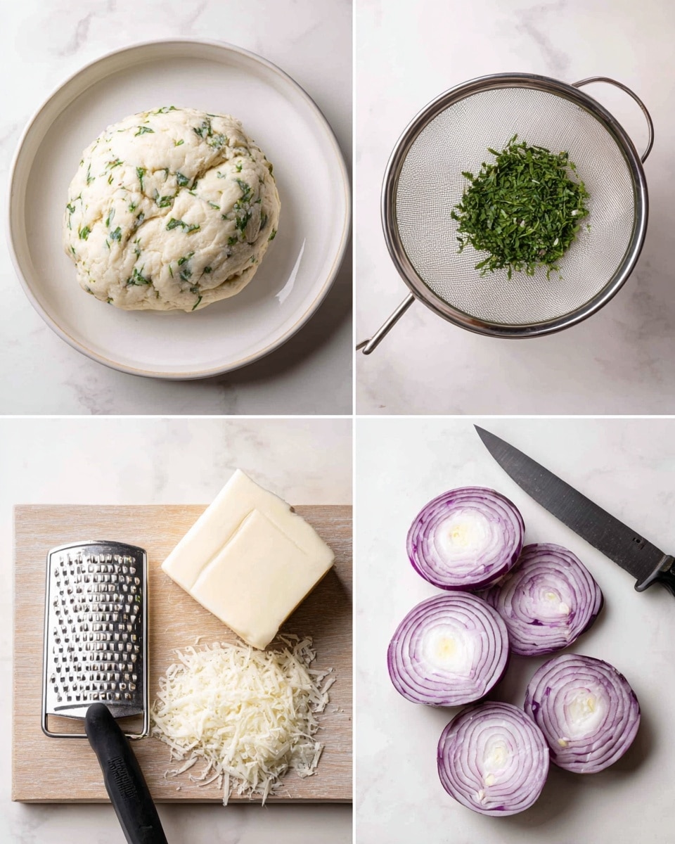 Spinach and Goat Cheese Quiche with Zucchini Crust Recipe - Recipe Image