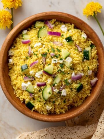 Lemon Turmeric Pearl Couscous Recipe
