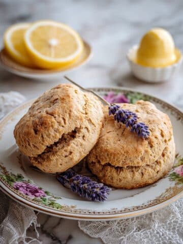 Lavender Lemon Scones with Honey Butter Recipe