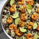 Cilantro-Lime Black Bean Shrimp and Rice Recipe