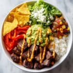 Steak Rice Bowls With Tangy Chipotle Sauce Recipe