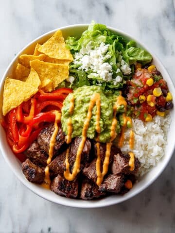 Steak Rice Bowls With Tangy Chipotle Sauce Recipe