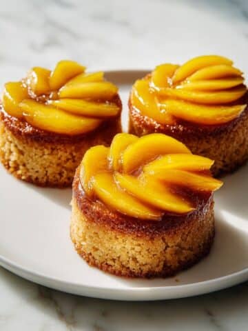 Mini Peach Upside Down Cakes Recipe