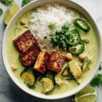 Spicy Coconut Lime Curry with Crispy Marinated Tofu Recipe