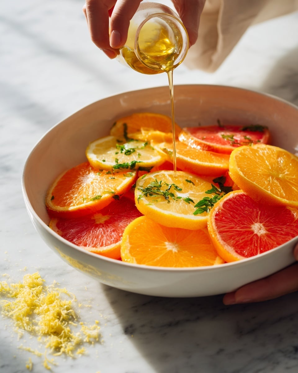 Citrus Fruit Salad with Honey and Mint Recipe - Recipe Image