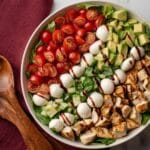 Grilled Chicken Caprese Salad with Balsamic Vinaigrette Recipe