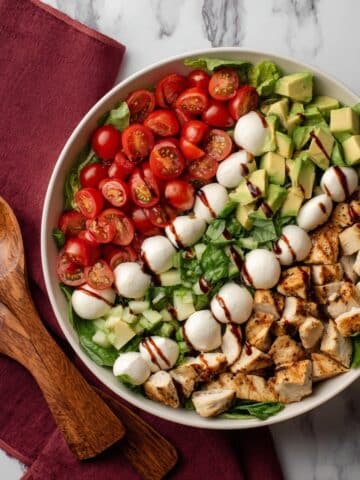 Grilled Chicken Caprese Salad with Balsamic Vinaigrette Recipe