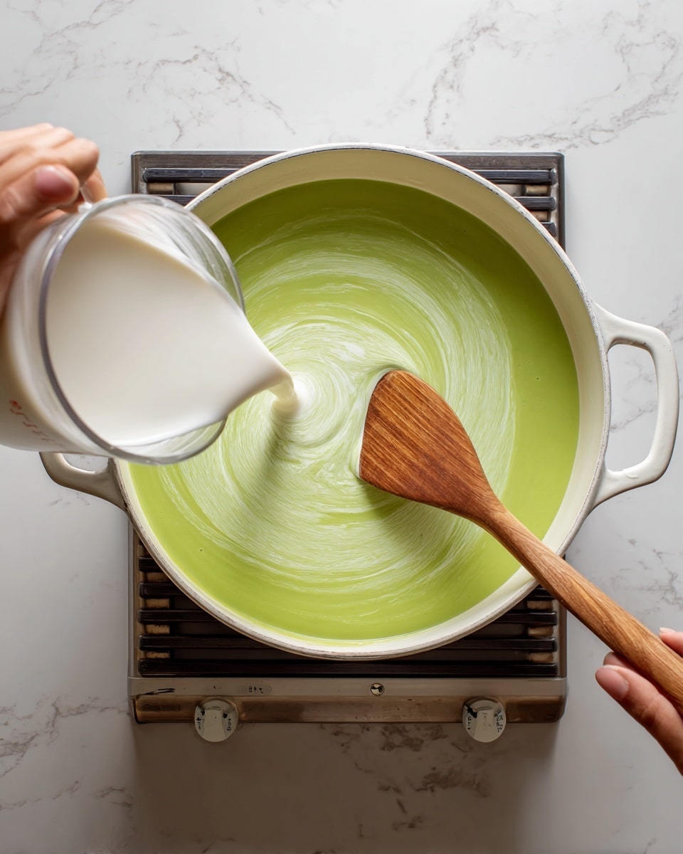 A close-up view of fresh, bright green spinach leaves filling a white pot. The spinach leaves vary in size, layered naturally with some overlapping others, showing smooth and slightly wrinkled textures. The pot sits on a white marbled surface, giving a clean look. A woman's hand is gently holding the pot handle on the right side. The soft lighting enhances the fresh, vibrant color of the spinach leaves, making them look healthy and crisp. photo taken with an iphone --ar 4:5 --v 7