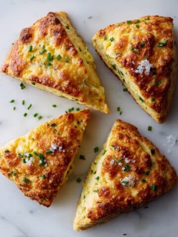 Gluten-Free Air Fryer Cheddar and Chive Scones Recipe