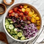 15-Minute Mediterranean Cucumber Salad Recipe