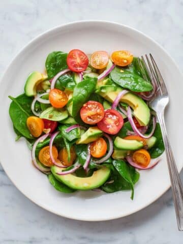 Cucumber Tomato Avocado Salad Recipe